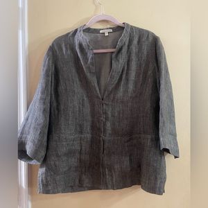 Eileen Fisher linen tunic jacket, women’s M